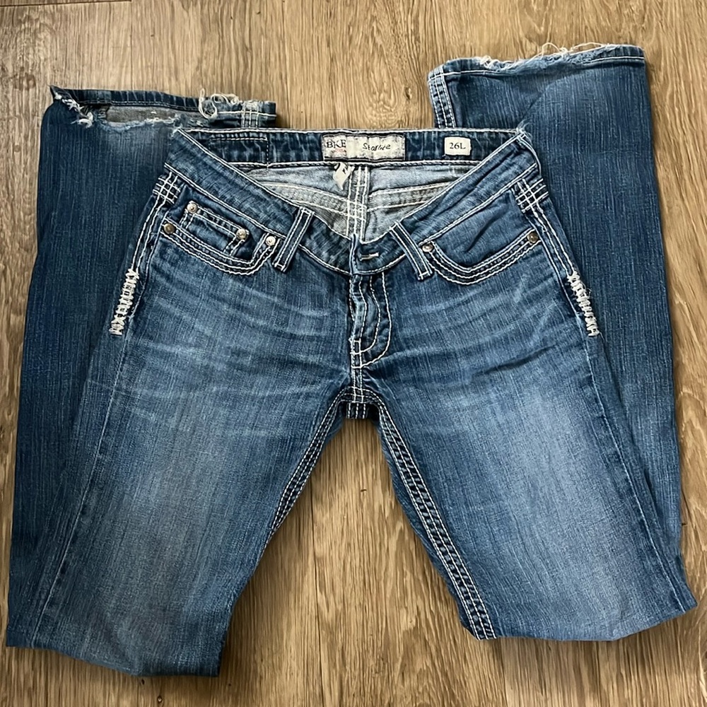 Flared BKE Jeans, Size 26x33 1/2